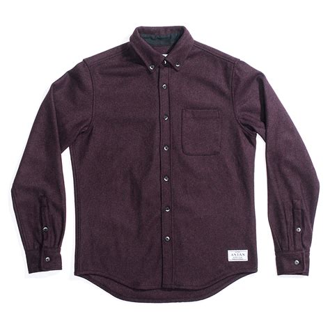 Quantity All product prices are displayed including 10% sales tax. . Melton wool shirt